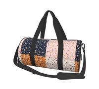 Patrones de terrazo de Vector Transparente, Bolsa de Viaje de Gran Capacidad, Bolso Redondo, Bolsa de Viaje Deportiva, Bolsa de Mano, Bolsa de Fitness