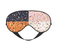 Patrones de terrazo de vector transparente, Cubreojos completos Antifaz bloqueador de luz Antifaz para dormir Antifaz suave con los ojos vendados Noche