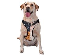 Patrones de terrazo vectoriales sin Costuras,Arnés para Mascotas, arnés Reflectante Ajustable para Perros,S