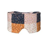 Patrones de terrazo vectoriales sin costuras,Máscara para ojos con bloqueo de luz y protección ocular completa para dormir, orejeras y ojos.