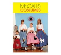 Patrones McCall M6101 Falda y enagua para ni a/se orita, tallas ni a [(3-4) (5-6)]