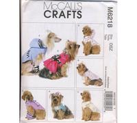 Patrones McCall M6218 Ropa para perros