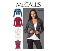 Patrones McCall M7254 C?rdigans para se?oras Y (X-Small-Small-Medium)