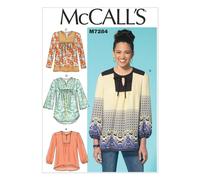 Patrones McCall M7284 Blusas para se?oras Y (X-Small-Small-Medium)