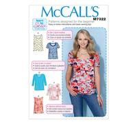 Patrones McCall M7322 Su?teres para se?oras ZZ (Grande-Extragrande-XX-Grande)
