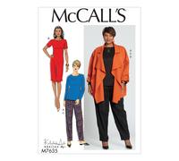 Patrones McCall para tops, vestidos, pantalones y chaquetas para se oras y mujeres