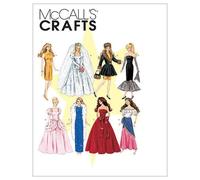 Patrones McCall's M6232 Ropa para mu?ecas de moda Talla ?nica