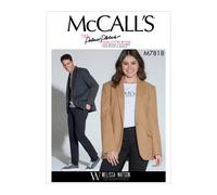 Patrones McCall's MCC 7818 McCall's 5981 Culottes y chaqueta para se oras talla B (8-10-12)