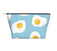 Patrones sin Fisuras de Huevos fritos, Bolsa de artículos de tocador Bolsa de Maquillaje Bolsa de cosméticos Bolsa de artículos de tocador de Viaje portátil