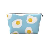 Patrones sin Fisuras de Huevos fritos, Bolsa de artículos de tocador Bolsa de Maquillaje Bolsa de cosméticos Bolsa de artículos de tocador de Viaje portátil