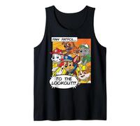 Patrulla Canina al Mirador!! Estilo de cómic Camiseta sin Mangas, Hombre, Negro, S