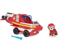 PATRULLA CANINA - AQUA PUPS - FIGURA DE ACCIÓN LA PATRULLA CANINA - Vehículo de Delfín Transformable de Marshall con Figura de Acción Coleccionable - 6066139 - Juguetes Niños 3 Años +