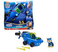 PATRULLA CANINA - AQUA PUPS - FIGURA DE ACCIÓN LA PATRULLA CANINA - Vehículo Transformable Tiburón de Chase con Figura de Acción Coleccionable - 6066140 - Juguetes Niños 3 Años +