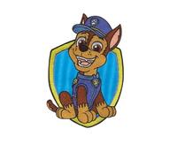 Patrulla Canina Chase XL - Parches termoadhesivos bordados aplique para ropa gigante, tamaño: 19 x 13 cm …