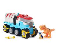 PATRULLA CANINA - COCHE DINO PATROLLER - Autobus Patrulla Canina Dino Motorizado con 1 Figura Exclusiva de Chase, 1 figura de T.Rex y 2 Proyectiles - 6058905 - Juguetes Niños 3 Años +
