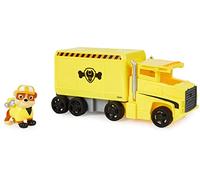 PATRULLA CANINA - COCHE RUBBLE TRANSFORMABLE - BIG TRUCK - Patrulla Canina Coche Transformable con 1 Figura de Patrulla Canina Rubble - 6065317 - Juguetes Niños 3 Años +