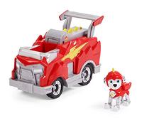 PATRULLA CANINA - COCHE TRANSFORMABLE RESCUE KNIGHTS + FIGURA MARSHALL - Patrulla Canina Marshall de 15 cm con 1 Figura de Marshall - 6063585 - Juguetes Niños 3 Años +