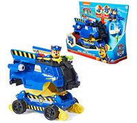 PATRULLA CANINA - COCHE TRANSFORMABLE RISE & RESCUE + FIGURA CHASE - Coche de Juguete Transformable con Figura de Chase y Accesorios de la Patrulla Canina - 6063637 - Juguetes Niños 3 Años +
