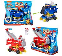 Patrulla Canina - Coche TRANSFORMABLE Rise & Rescue + Figura - Coche de Juguete Transformable con Figuras de Acción Chase o Marshall y Accesorios -Modelo Aleatorio-6062104- Juguetes Niños 3 Años +