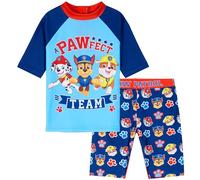 Patrulla Canina Conjunto Bañador 2 piezas para Niños (Azul/Rojo, 5-6 Años)