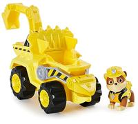 PATRULLA CANINA - EXCAVADORA DELUXE RUBBLE DINO RESCUE CON ACELERACIÓN - y 1 Figura Dinosaurio Misteriosa - 6059519 - Juguetes Niños 3 Años +