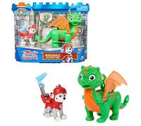 Patrulla Canina - Figuras De Acción La Patrulla Canina Caballeros - Figura Marshall Patrulla Canina Caballeros y 1 Figura del Dragón Jade - 6063593 - Juguetes Niños 3 Años +