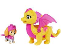 Patrulla Canina - Figuras De Acción La Patrulla Canina Caballeros - Figura Skye Patrulla Canina Caballeros y 1 Figura del Dragón Scorch - 6063594 - Juguetes Niños 3 Años +