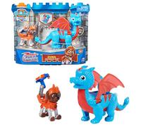 PATRULLA CANINA - Figuras De Acción La Patrulla Canina Caballeros - Figura Zuma Patrulla Canina Caballeros y 1 Figura del Dragón Ruby - 6063597 - Juguetes Niños 3 Años +