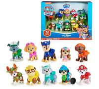 PAW Patrol PATRULLA CANINA - Pack 10 Figuras de Patrulla Canina Juguetes Coleccionables, 10º Aniversario - 6065255 - Juguetes Niños 3 Años + - Regalo Niño 3 Años +