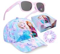 Patrulla Canina | Frozen | Princesas Disney | Minnie Mouse | Barrio Sesamo Gorra Niña con Gafas de Sol UV400 y Coletero Set, Accesorios Niña de Verano
