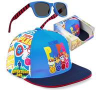 Patrulla Canina Gorra y Gafas de Sol Niño 2-6 Años, Set Infantil de Verano con Protección Solar UV, Gorra con Gafas Sol, Regalo Niño (Multi Paw Patrol)