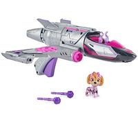 PAW Patrol PATRULLA CANINA - LA SUPERPELÍCULA - Avión Transformable con Figura de Skye Patrulla Canina - con Luces y Sonidos - 6067498 - Juguetes Niños 3 Años +