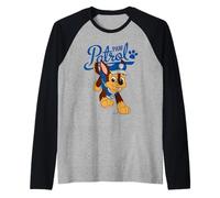 Patrulla Canina Marshall Acción Pose Rescate Cachorro Dibujos Anim Camiseta Manga Raglan