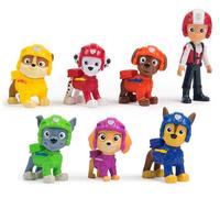 PATRULLA CANINA - PACK 7 FIGURAS AIR RESCUE: Ryder, Chase, Marshall, Skye, Rubble, Rocky y Zuma - Patrulla Canina Juguetes - Regalo Niño 3 años + - 6071499 - Juguetes Niños 3 años +