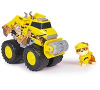 PAW Patrol PATRULLA CANINA - Pack Figura Rubble Rescue Wheels y Vehículo Excavadora - Patrulla Canina Juguetes - 6069304 - Juguetes Niños 3 años + - Regalo Niño 3 años +