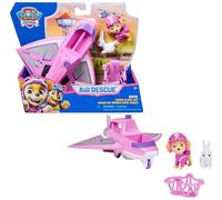 PATRULLA CANINA - PACK FIGURA SKYE AIR RESCUE Y AVIÓN JET CON GANCHO - Patrulla Canina Juguetes - Regalo Niño 3 años + - 6071215 - Juguetes Niños 3 años +