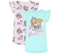 Patrulla Canina Paquete 2 camisones niñas rosa Skye unicornio vestido noche