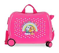 Patrulla Canina Paw Patrol Follow your rainbow Maleta Infantil Rosa 50x38x20 cms Rígida ABS Cierre de combinación lateral 34 1,8 kgs 4 Ruedas Equipaje de Mano