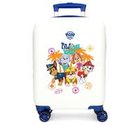 Patrulla Canina Paw Patrol Pawsome Vibes Maleta de Cabina Blanco 33x50x20 cms Rígida ABS Cierre de combinación Lateral 28,4L 2 kgs 4 Ruedas Dobles Equipaje Mano