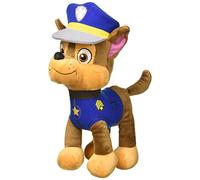 PATRULLA CANINA (PAW PATROL) - PELUCHE PERSONAJE CHASE, PASTOR ALEMAN POLICIA (30CM DE PIE) CALIDAD SUPER SOFT - COLOR AZUL -