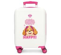 Patrulla Canina Paw Patrol Playful Maleta de Cabina Blanco 33x50x20 cms Rígida ABS Cierre de combinación Lateral 28,4L 2 kgs 4 Ruedas Dobles Equipaje Mano