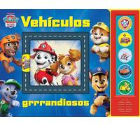 PATRULLA CANINA - PAW PATROL - VEHÍCULOS GRRRANDIOSOS - TRACE-A-TRACK LIBRO INTERACTIVO DE SONIDOS - PI KIDS