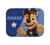 Patrulla Canina Tiritas Infantiles - 24 Apósitos Adhesivos Resistentes al Agua e Hipoalergénicos en Caja Metálica - Tiritas para Heridas de Niños con Diseño Oficial Paw Patrol
