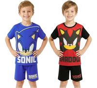 Patrulla Canina | Tortugas Ninja | Bob Esponja | Sonic The Hedgehog Pijama Niño, Pack 1 o 2 Pijamas Niños, Camiseta Manga Corta y Shorts de Verano
