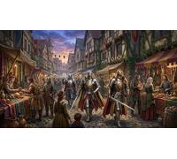 Patrulla de Caballeros Medievales Puzzle 1000 Piezas Adultos Y Niños,Rompecabezas,Premium,Cartón,14 Años+,Deco Pared,Regalo Ideal,Anti-estrés,Relax,Desafío,Reto,Educativo 52x38cm