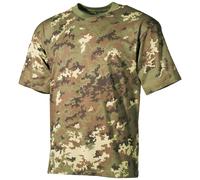 Patrulla Militar Superior Ejército Italiano Camiseta Vegetato Camo Patrón Combat
