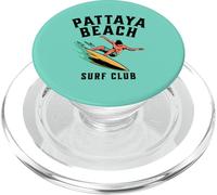 Pattaya Beach Surf Club Tailandia Diseño Retro PopSockets PopGrip para MagSafe