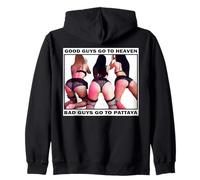 Pattaya Chicos Buenos y Malos Walking Street SOI 6 LK Metro Sudadera con Capucha