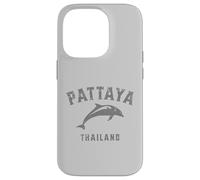 Pattaya Thailand - Delfín Saltando con diseño Envejecido Carcasa para iPhone 14 Pro