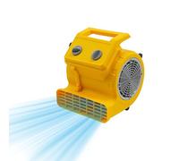 PattenlLevi Air Mover - Ventilador centrífugo (250 W, 3 velocidades, 8 m/12 m/15 m/s, ventilador centrífugo, silencioso, para refrigeración, ventilación, secado)